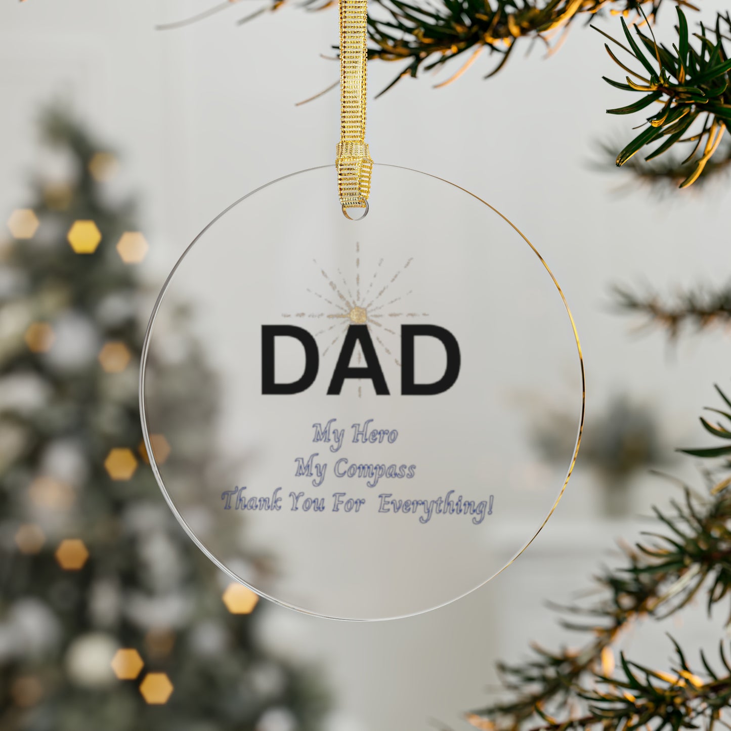 DAD | Acrylic Ornaments