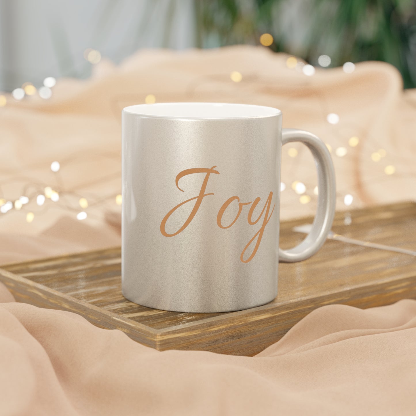 Joy | Metallic Mug (Silver\Gold)