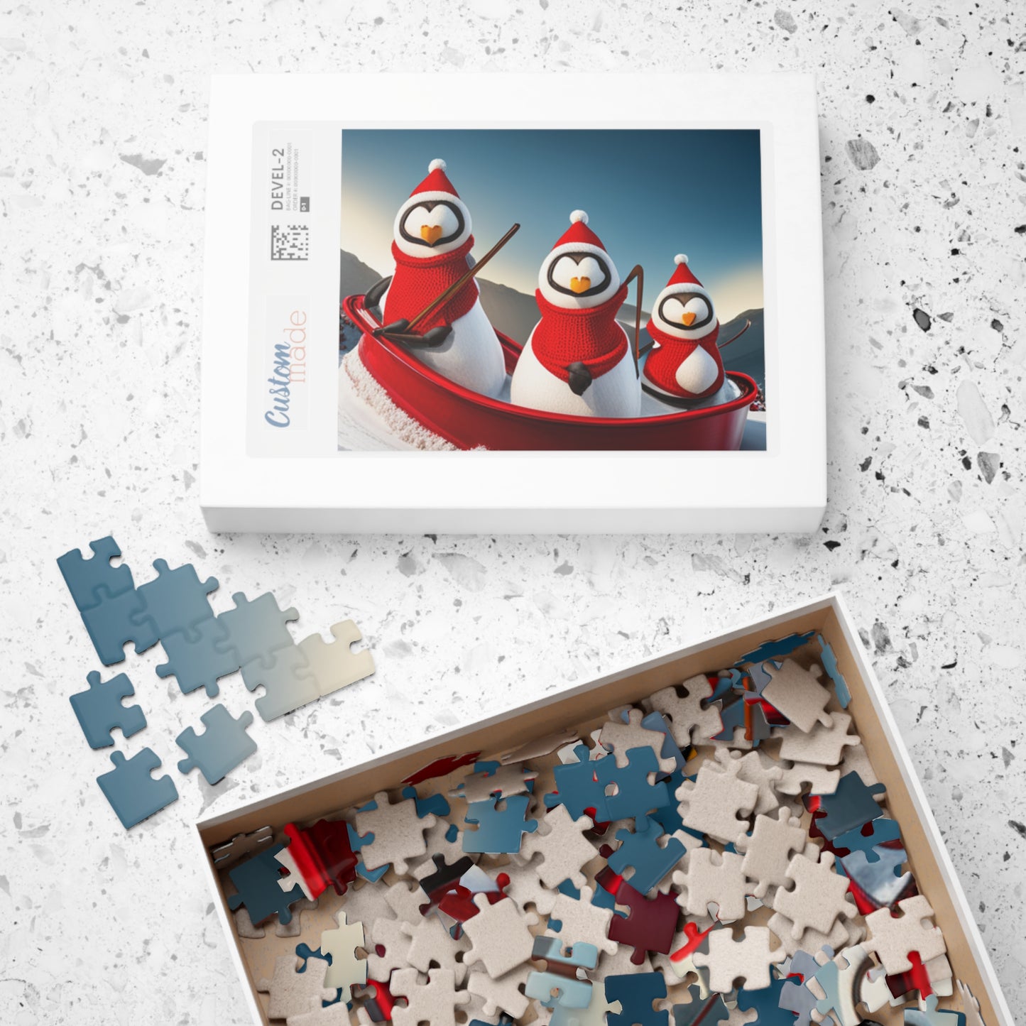Festive Penquins | Puzzle (110, 252, 500, 1014-piece)