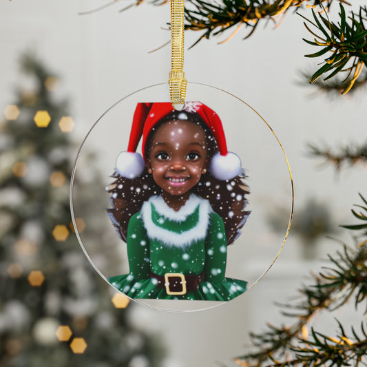 Lil Elf Helper Acrylic Ornaments