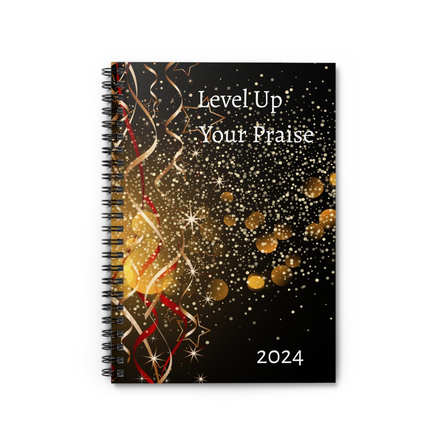 Level Up your Praise: Spiral Notebook - Ruled Line