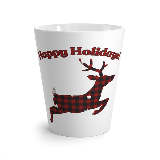 Plaid Reindeer | Latte Mug