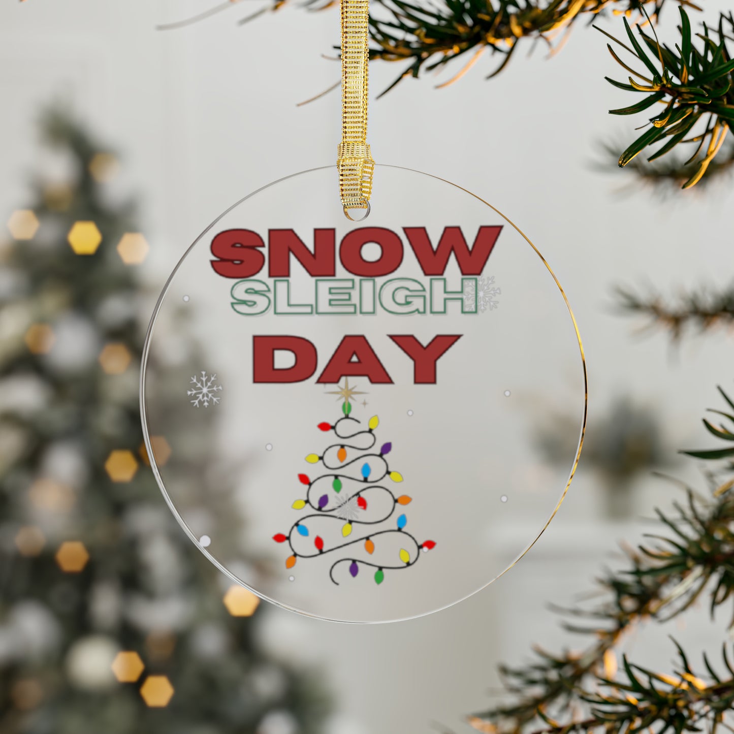 Snow Day | Acrylic Ornament