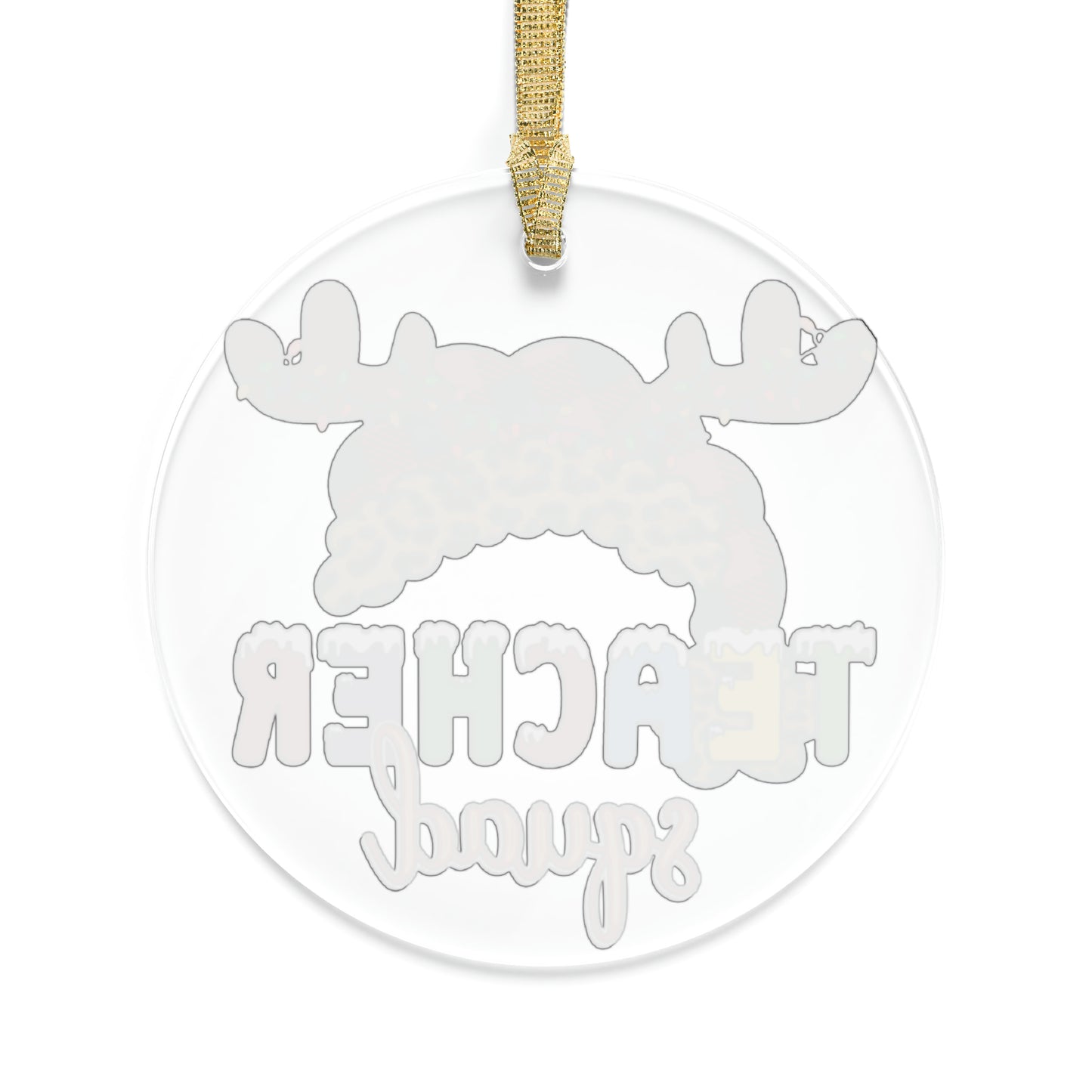 Teacher Reindeer - Acrylic Ornaments