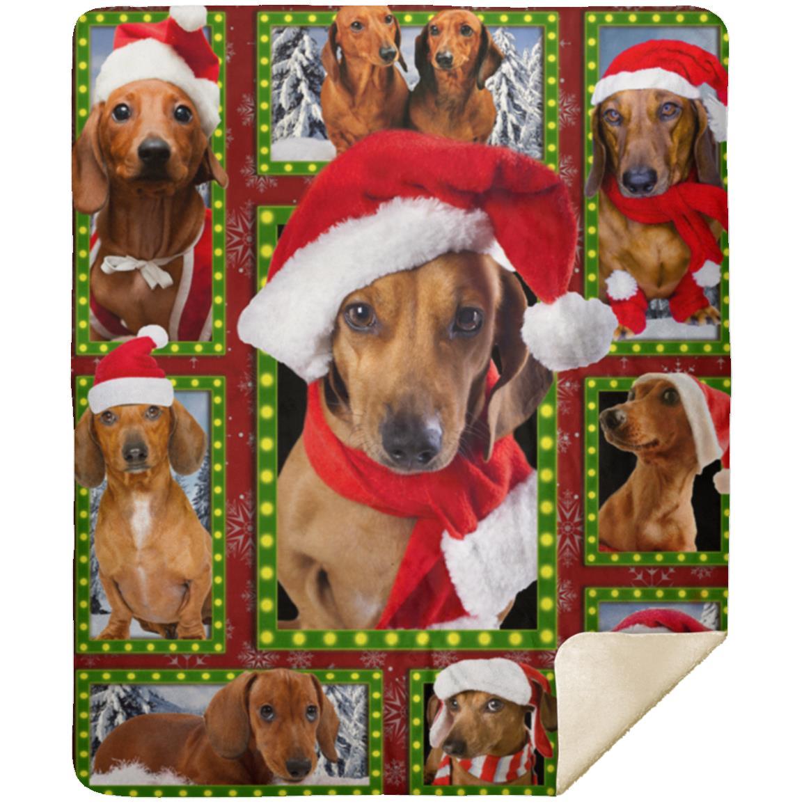 Christmas Puppy  | Premium Sherpa Blanket 50x60