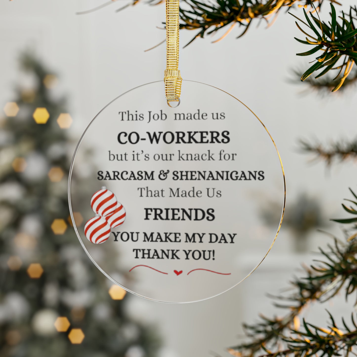 Co-Workers & Friends | Acrylic Ornaments