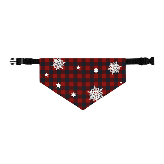Holday Red and Black | Pet Bandana Collar