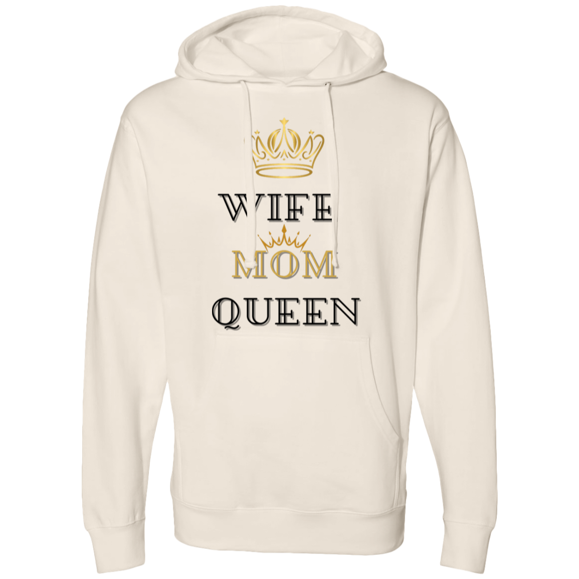 Matching Couples WIFE MOM| Midweight Hooded Sweatshirt
