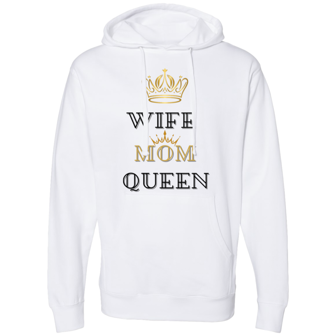 Matching Couples WIFE MOM| Midweight Hooded Sweatshirt