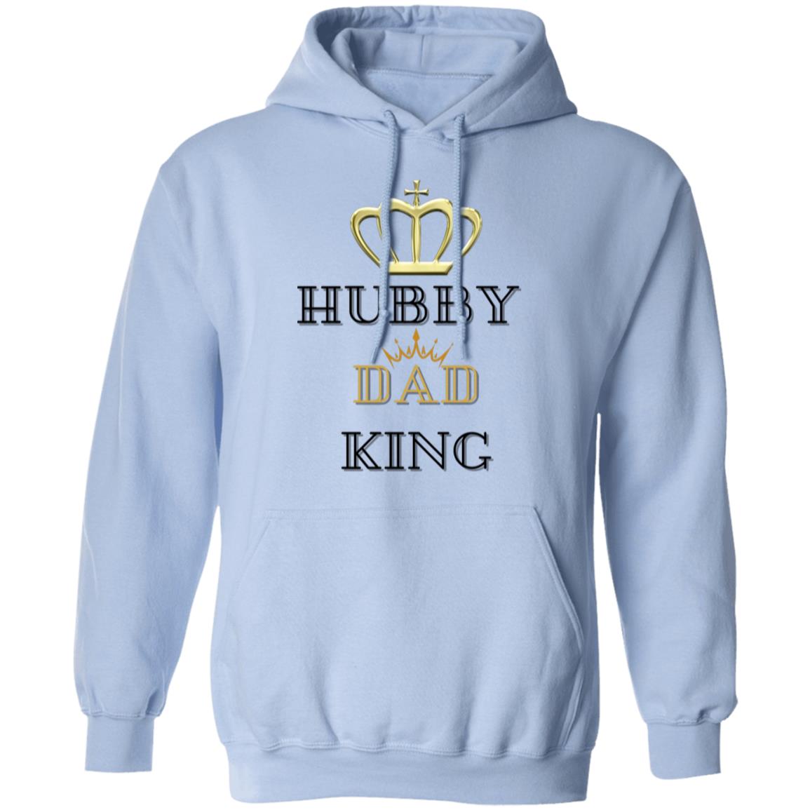 Matching Couples HUBBY DAD KING | Pullover Hoodie