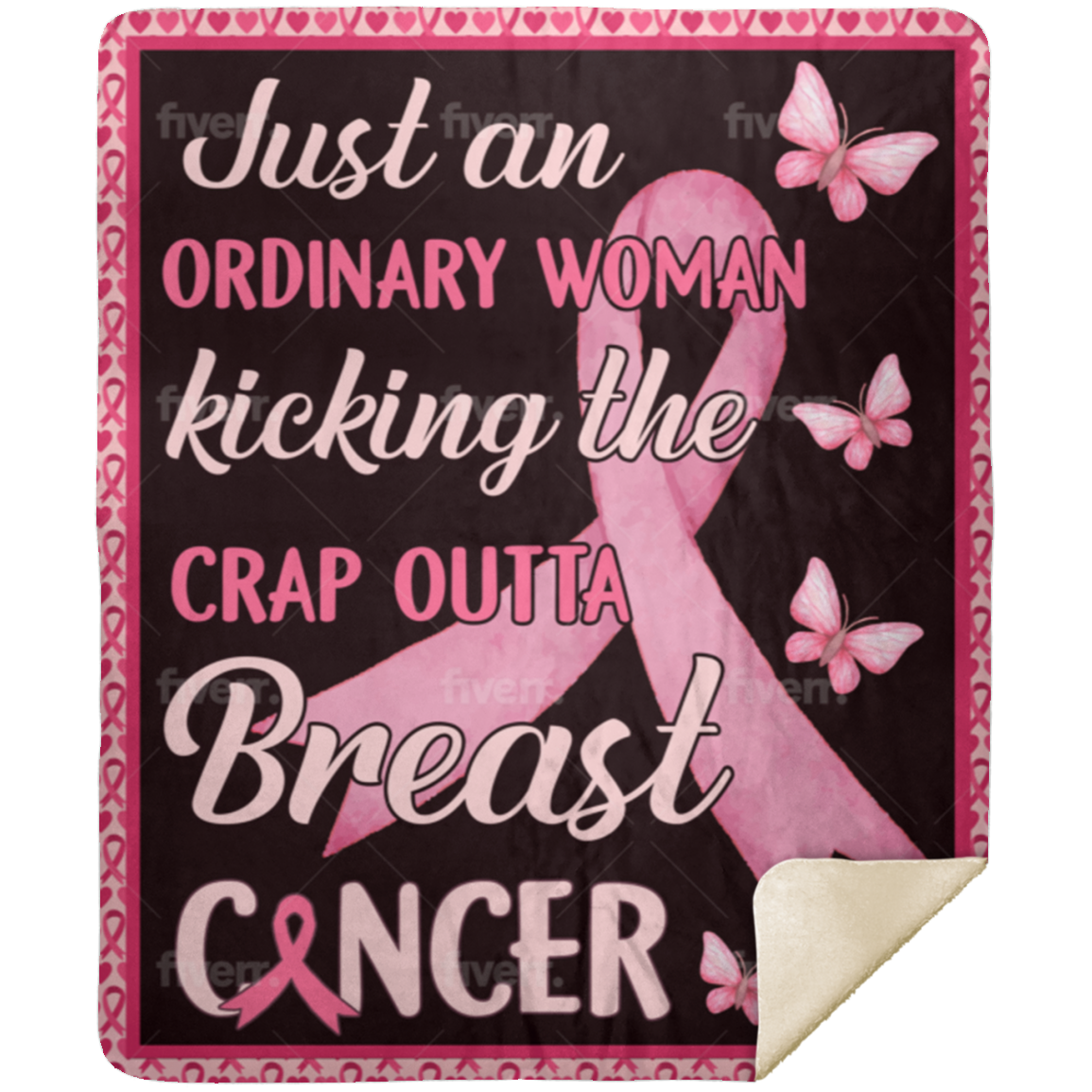 Breast Cancer | Just an Ordinary Woman Blanket